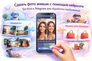 Редактор фотографий с искусственным интеллектом: возможности Telegram-бота для художественной обработки