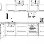 Kitchen drawing for measurements