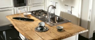 Wooden kitchen countertop - what could be more comfortable and beautiful?