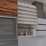 electric blinds as a way to open cabinet doors