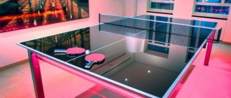 How to make a tennis table: the best design for mood and health