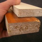 piece of MDF and chipboard