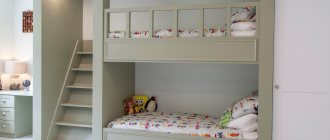 просторная кровать для детей