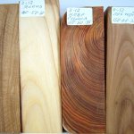 different types of wood